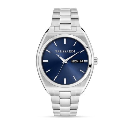 TRUSSARDI R2453159005 Date Armbanduhr 42 mm Silber