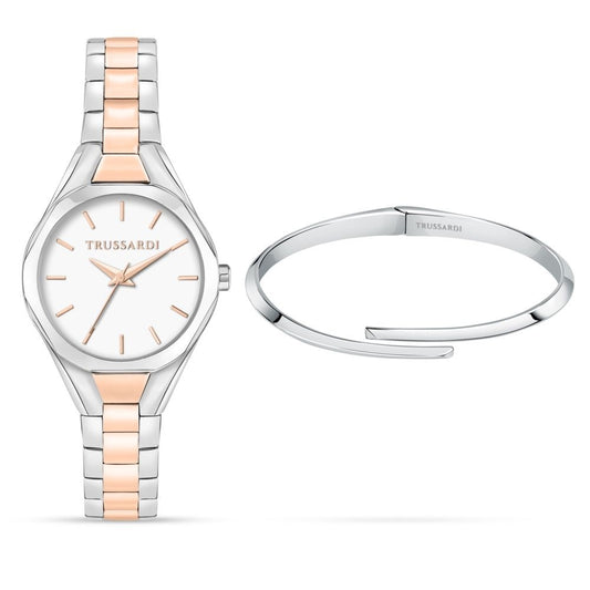 TRUSSARDI R2453159503 Only Time Armbanduhr Silber