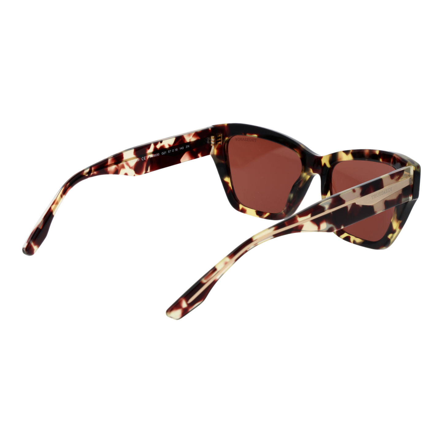 TRUSSARDI SUNGLASSES TSW9030 57G21 Sonnenbrille ansicht-2
