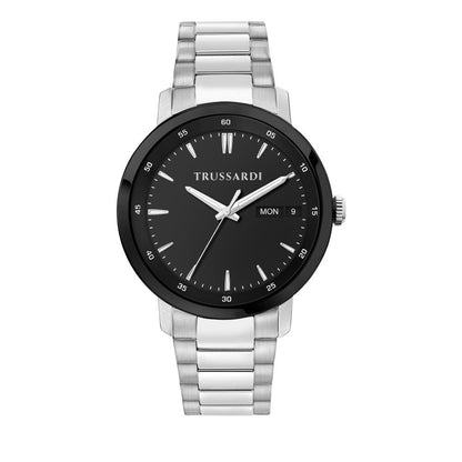 TRUSSARDI T-COUPLE R2453147015 Date Armbanduhr 41 mm Silber