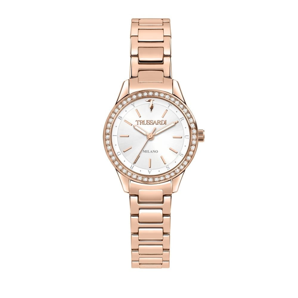 TRUSSARDI T-SKY R2453151503 Only Time Armbanduhr Silber