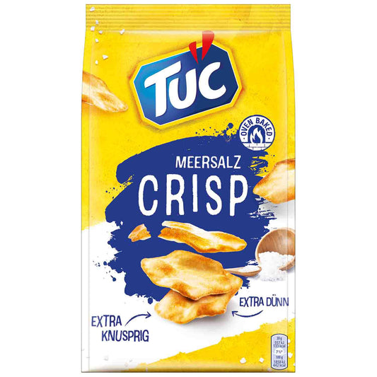 TUC Crisp Meersalz 100g Kartoffelsnack mit Meersalz - Candyshop.ch