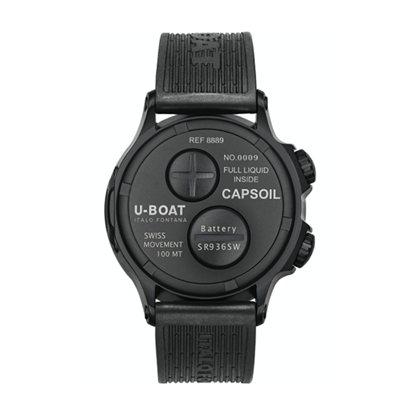 U-BOAT WATCHES Mod. U8889/A U8889_A Only Time Armbanduhr 50 mm