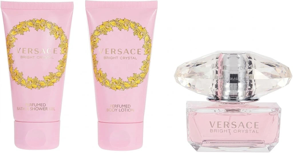 Versace Bright Crystal EDT Set 50 ml + B/L 100 ml