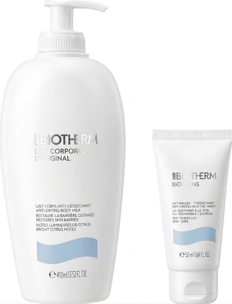 BIOTHERM SET BODY LOTION 400 ML + HAND CREAM 50 ML