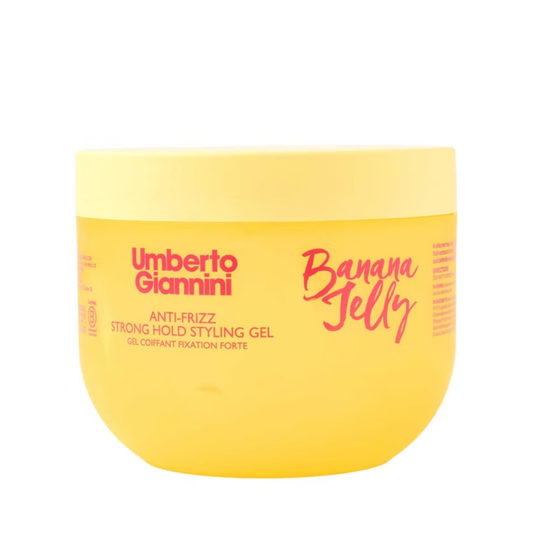 Umberto Giannini Umberto Giannini, Banana Jelly, Haarstyling-Gel, Anti-Frizz & Curl Definition, Stark, 475 ml Regular