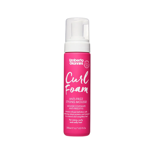 Umberto Giannini Umberto Giannini, Curl Foam, Natürliche Inhaltsstoffe, Haarstyling-Mousse, Frizz Control & Volumising, 200 m