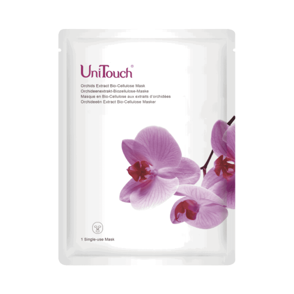 UniTouch UniTouch, Bio-Cellulose, Orchid extract, Feuchtigkeitsspendend, Gesichtsmaske, Für das Gesicht, 26 ml *Tester
