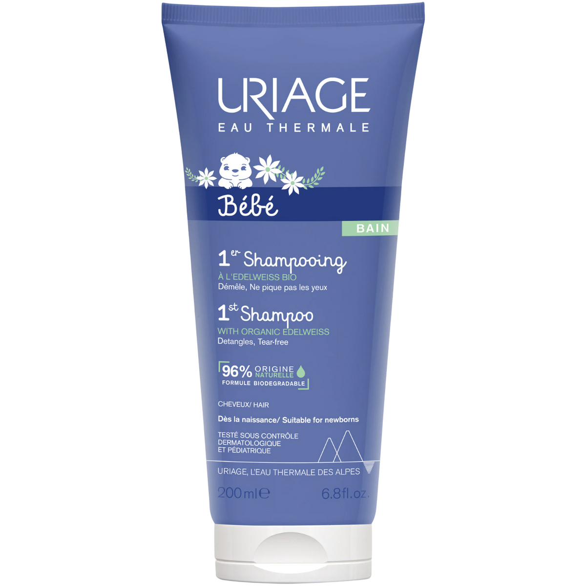 Uriage Uriage, 1er Bebe, Haarshampoo, Entwirren, 200 ml Regular