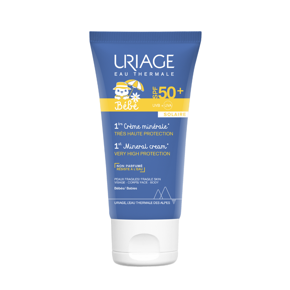 Uriage Uriage, 1er Bebe, Sonnenschutz, Sonnencreme, Für Gesicht & Körper, SPF 50+, 50 ml Regular