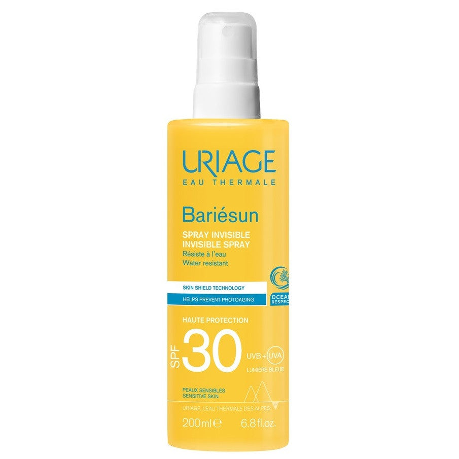 Uriage Uriage, Bariesun, Feuchtigkeitsspendend, Sonnenschutzspray, SPF 30, 200 ml Regular