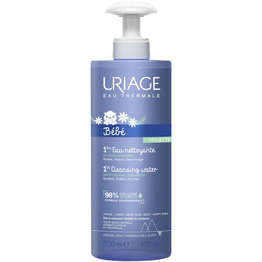 Uriage Uriage, Bebe, Reinigung, Mizellenwasser, Für alle Hauttypen, 500 ml Regular