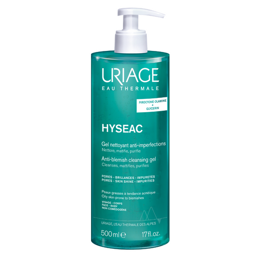 Uriage Uriage, Hyseac, Anti-Unreinheiten, Reinigungsgel, Für das Gesicht, 500 ml Regular