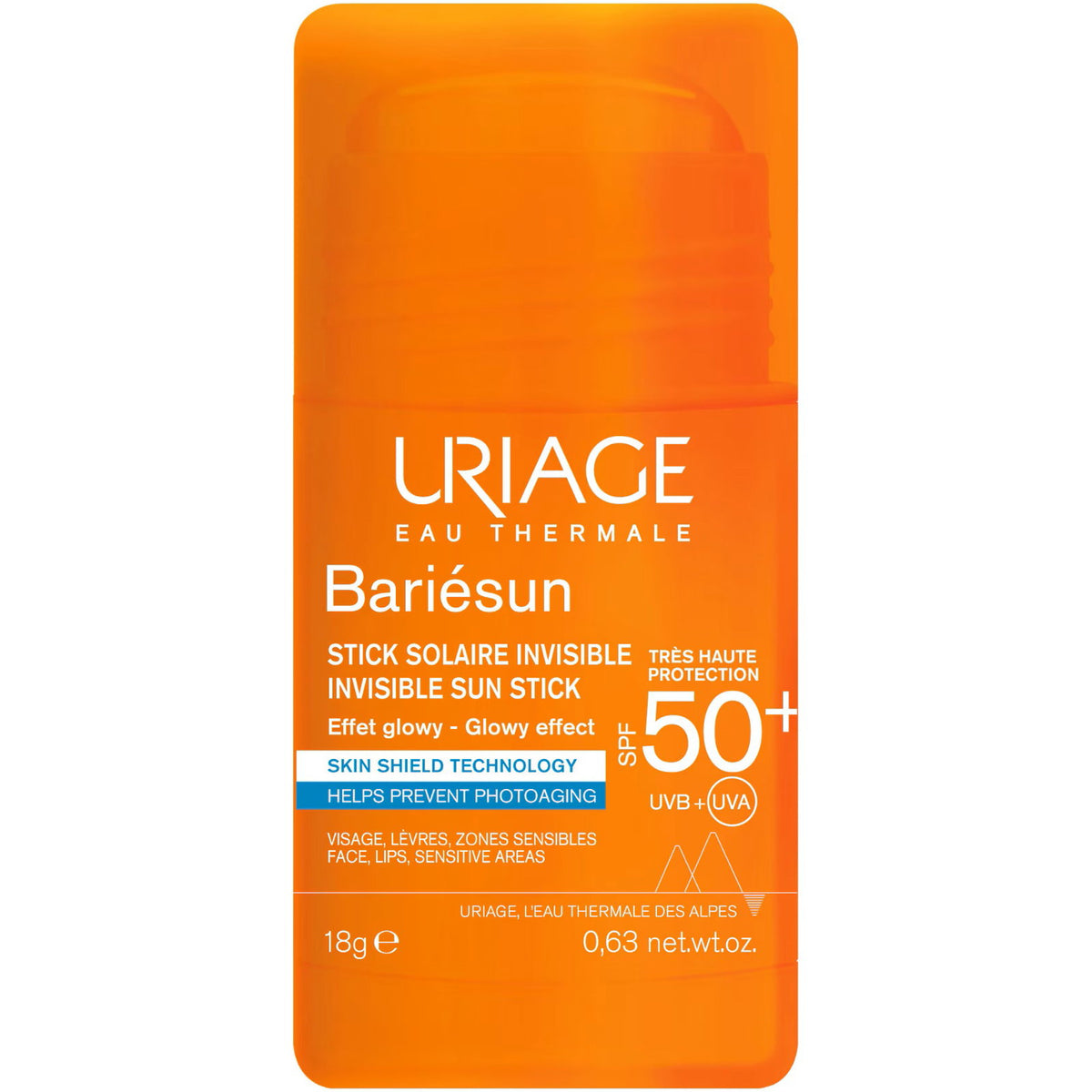 Uriage Uriage, Bariesun Invisible, Sonnenschutzstift, SPF50+, 18 g Regular