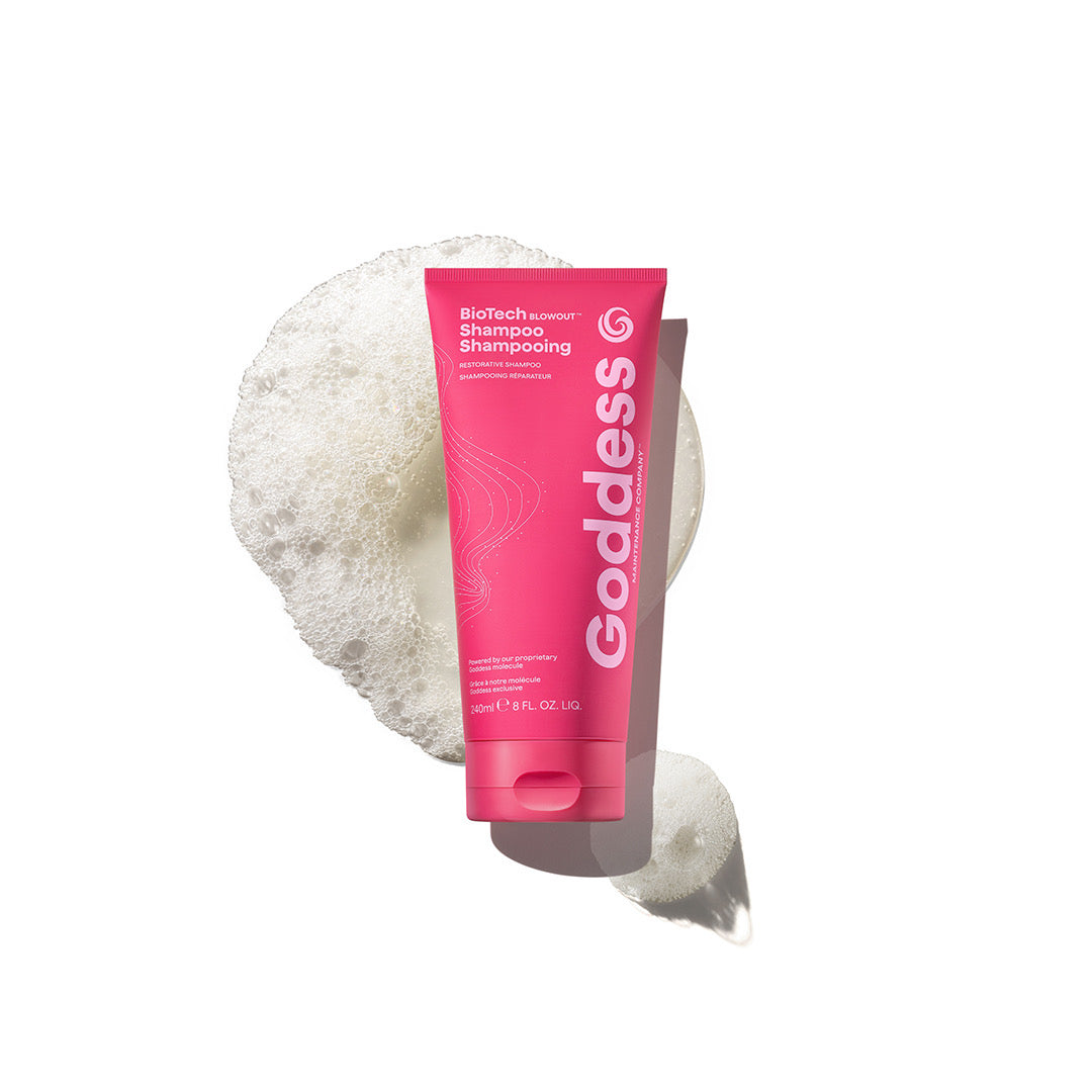 GODDESS Biotech Blowout Leave-In Restorative Champú 240 ml