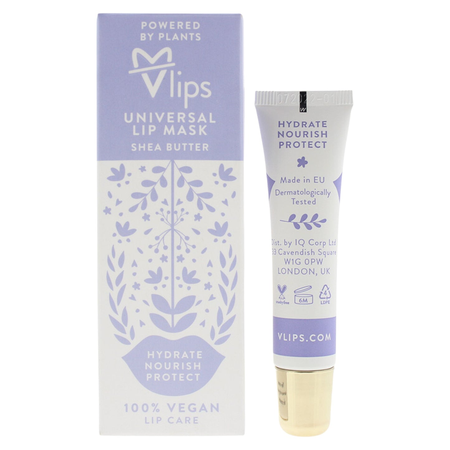 V-Lips V-Lips, Hydrate Nourish Protect, Hydratisierend, Lippenmaske, 10 g Regular