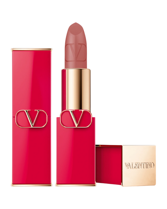 Valentino Valentino, Rosso, Matt, Creme-Lippenstift, 123R, Nachfüllbar, 3.5 g Regular