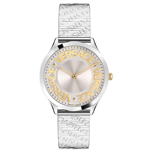 VERSACE LOGO HALO 2H Damen Quarzuhr aus Edelstahl mit SS Bracelet 38 mm VE2O00422 – Produktansicht