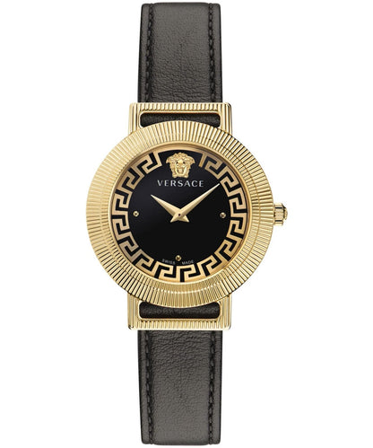 VERSACE LOGO HALO 2H VE3D00322 Only Time Armbanduhr 36 mm Gold ansicht-3