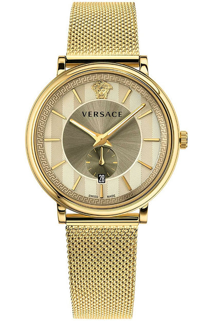 VERSACE V-CIRCLE VBQ070017 Multifunction Armbanduhr 42 mm Gold
