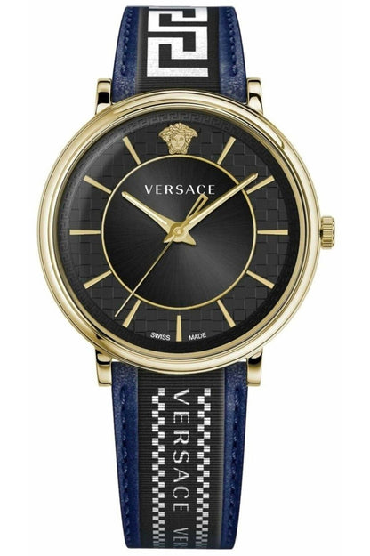 VERSACE V-CIRCLE VE5A01521 Only Time Armbanduhr 42 mm Gold ansicht-3