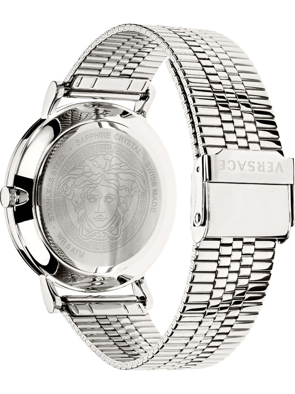 VERSACE V-ESSENTIAL - BLUE VEJ400821 Analoguhr Armbanduhr 40 mm Blau ansicht-2