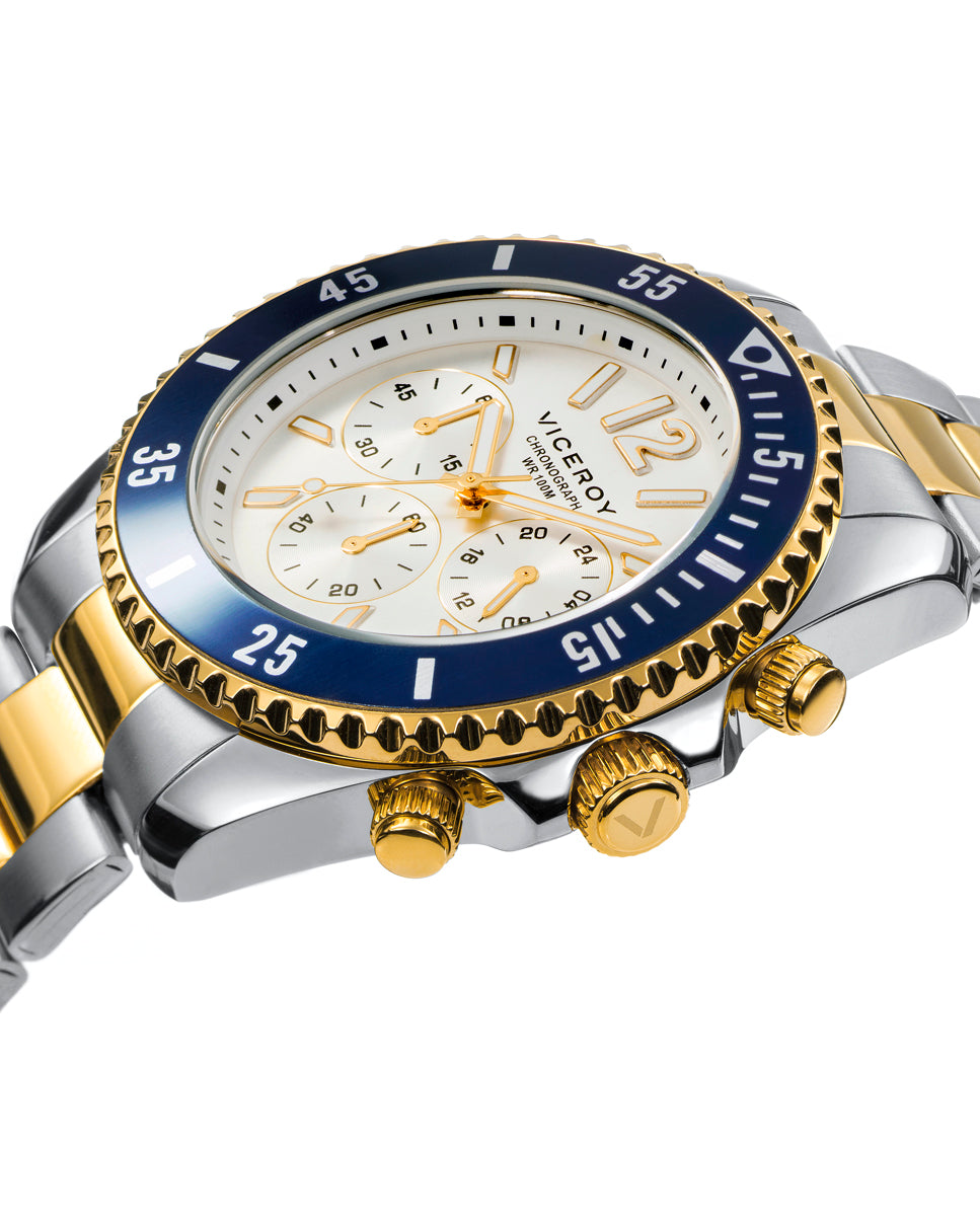 VICEROY NEW COLLECTION 401225-05 Chronograph Armbanduhr 43 mm ansicht-2