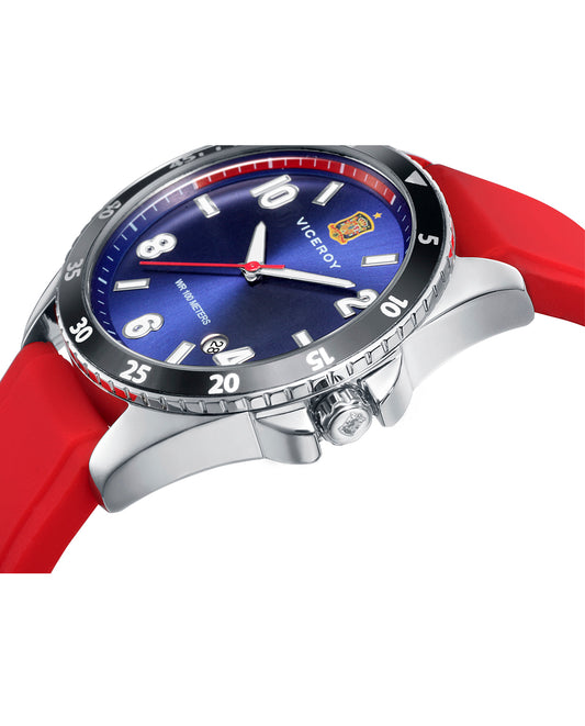 VICEROY NEW COLLECTION Kinder Chronograph Armbanduhr aus Edelstahl mit Silikonarmband 36 mm – Produktansicht