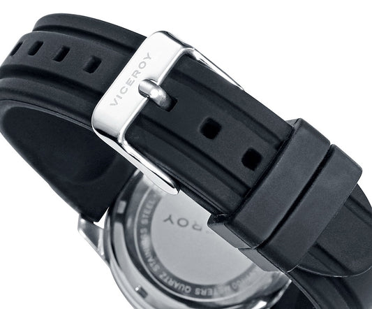 VICEROY NEW COLLECTION Kinder Quarzuhr aus Edelstahl mit Silikonarmband 36 mm 46707-55 – Produktansicht