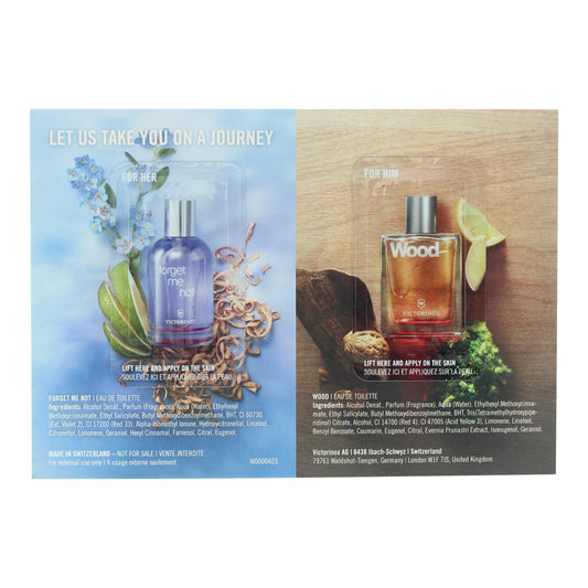 Victorinox Swiss Army Victorinox Swiss Army, Wood & Forget Me Not, Eau de Toilette, Für Frauen, *Muster Sample