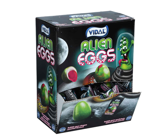 Vidal Alien Eggs 200er Kaugummidragees mit flüssigem Kern