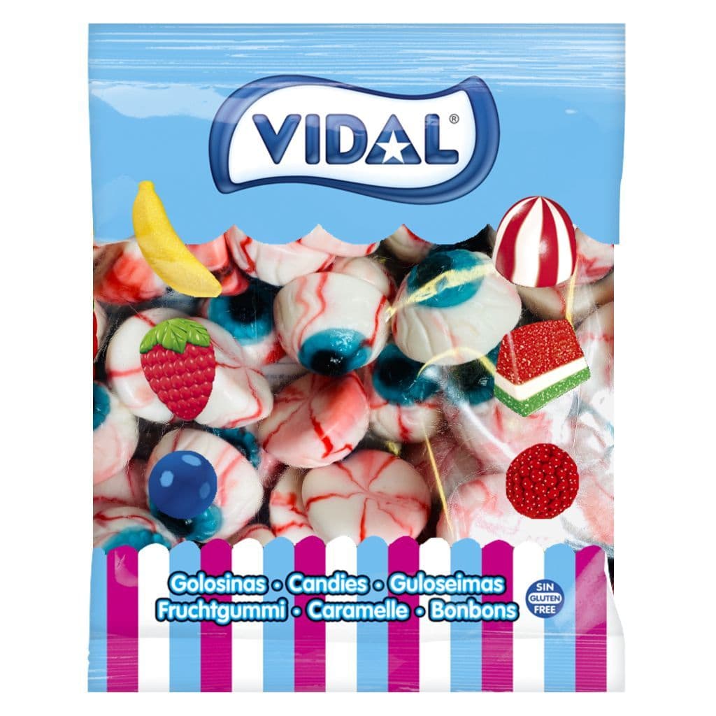 Vidal Bloody Eyes - Fruchtgummi Gruselaugen 1000g