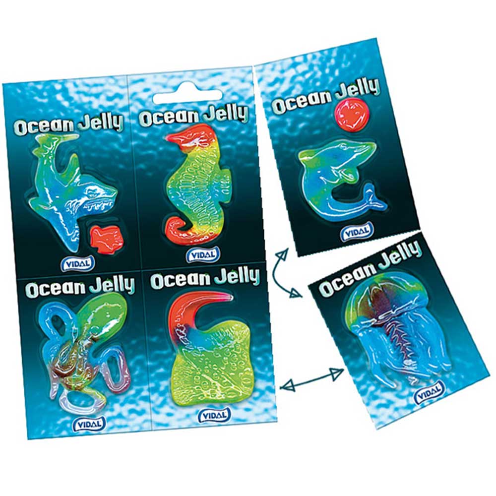 Vidal Ocean Jelly 6x11g - Candyshop.ch