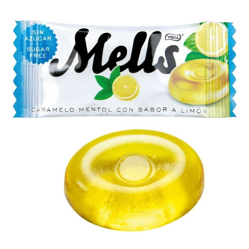 Vidal Mells Lemon & Menthol Sugarfree 300 Stück - 900g