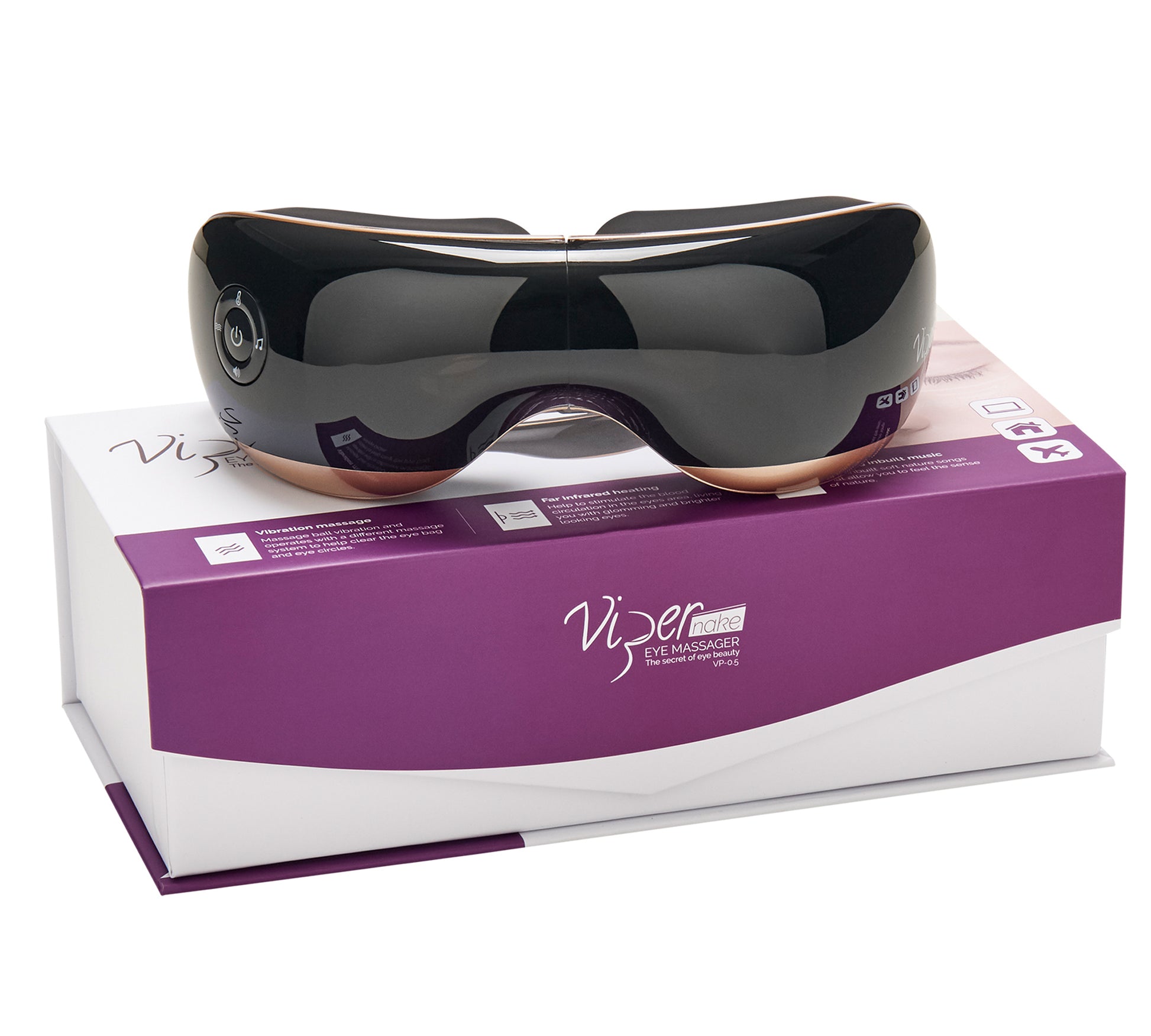 ViperPharm ViperPharm, Vipernake, Wireless, Massager, Für Augen, Vp-0.5, Schwarz, Unisex, Erwachsener Regular