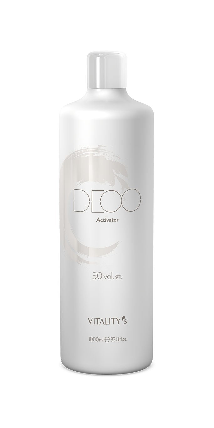 Vitality`s Deco Hair Colour Activator Lotion Moisturising 30Vol 9% 1000 ml