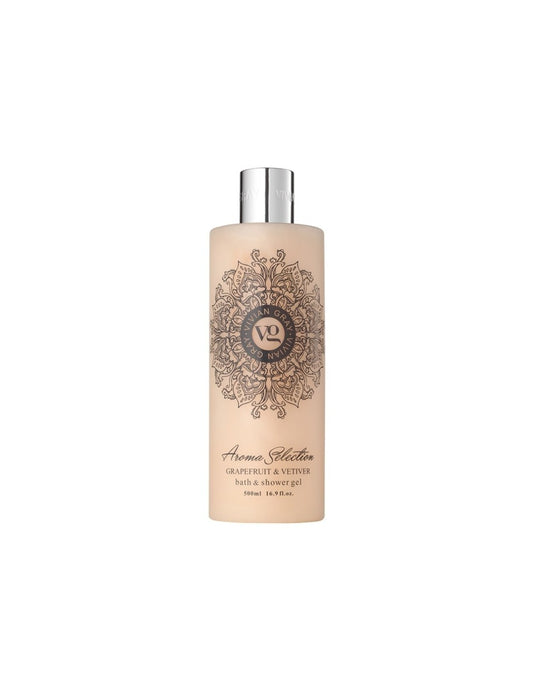 Vivian Gray Vivian Gray, Aroma Selection, Grapefruit & Vetiver, Weichmachen, Duschgel, Für alle Hauttypen, 500 ml Regular