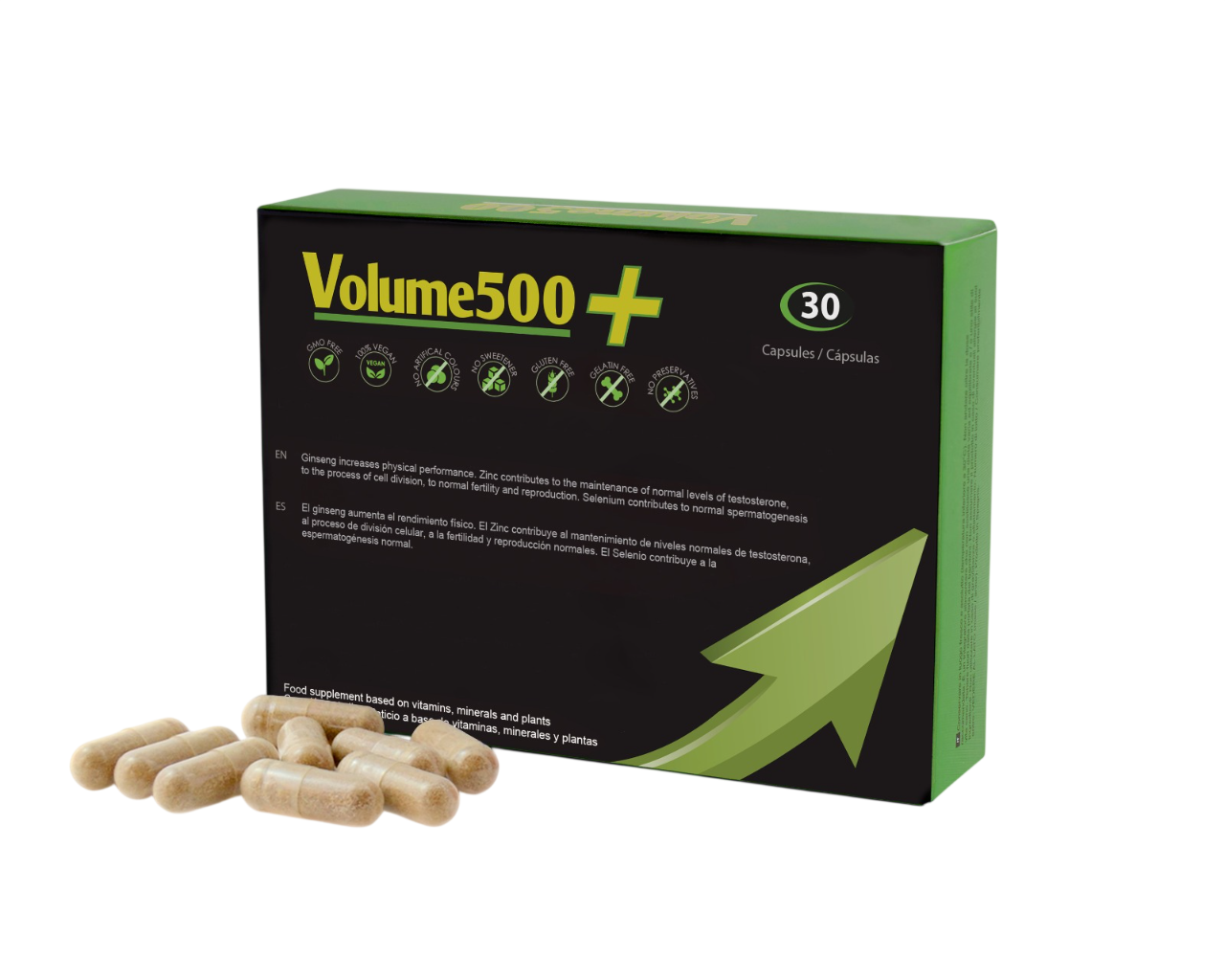 Volume500 Volume500, Volume500, Improve Sperm Quality & Quantity, Kapseln, 30 kapseln Regular