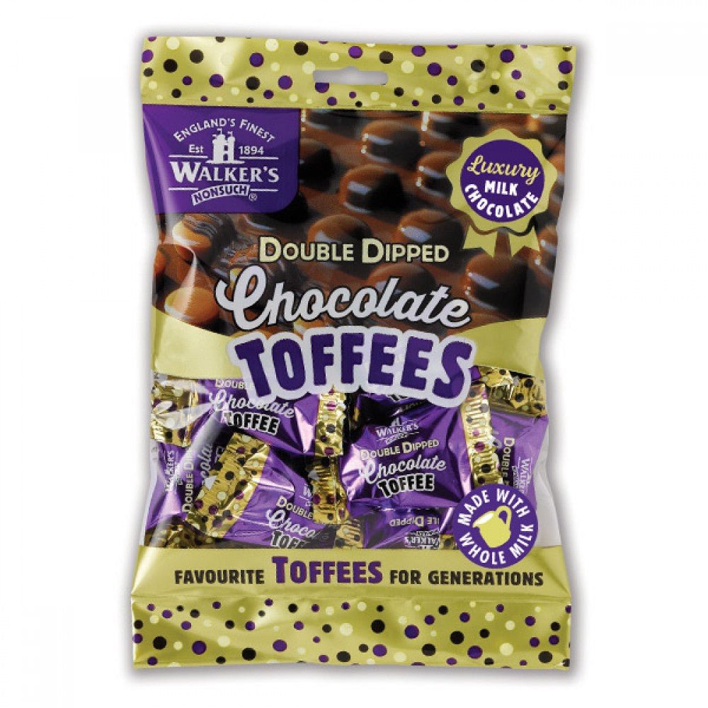 Walkers Double Dipped Chocolate Toffees 150g - Candyshop.ch