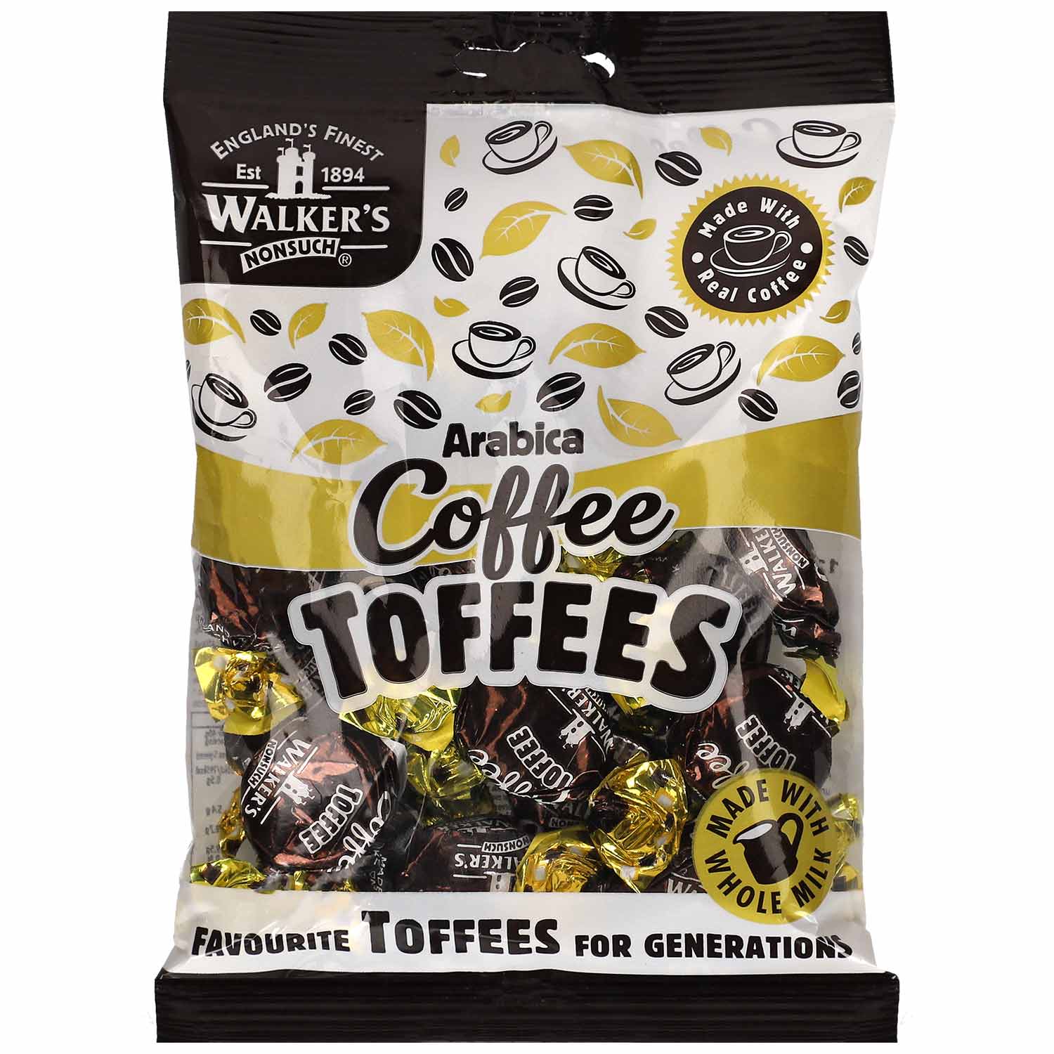 Walker's Nonsuch Arabica Coffee Toffees 150g - Candyshop.ch