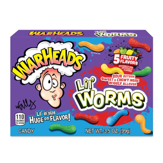 Warheads Lil Worms 99g - Candyshop.ch