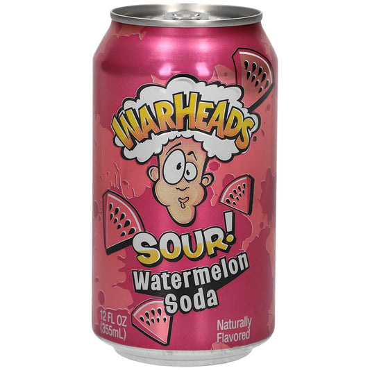 Warheads Sour! Watermelon Soda 355ml - Candyshop.ch