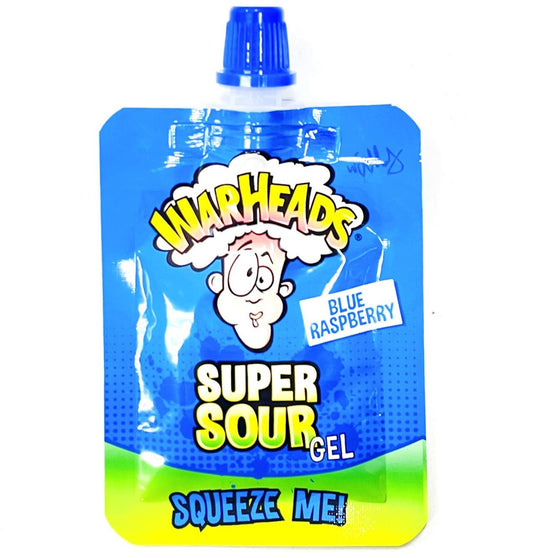 Warheads Super Sour Gel Blue Raspberry 20g - Candyshop.ch