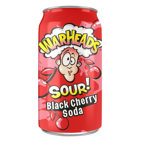Warheads Sour! Black Cherry Sour Soda 330ml