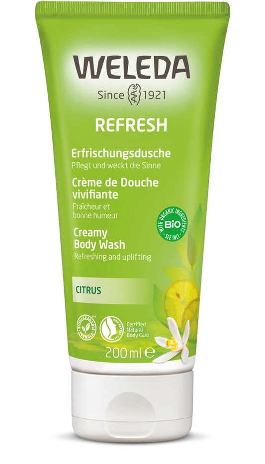 Weleda Weleda, Refresh, Zitrus, Reinigung, Duschcreme, 50 ml Regular