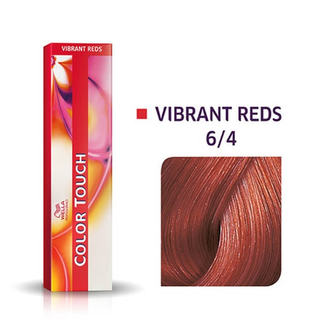 Wella Professionals, Color Touch, Ammoniakfrei, Semi-permanente Haarfarbe, 6/4 Dark Blonde Red, 60 ml