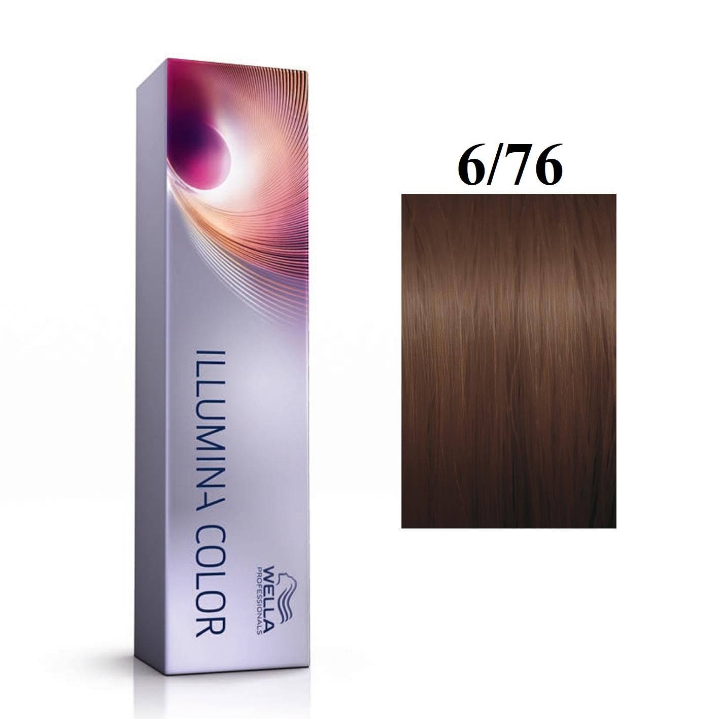 Wella Professionals Wella Professionals Illumina Color Permanente Haarfarbe 6/76 Dunkelblond Violett Kastanie