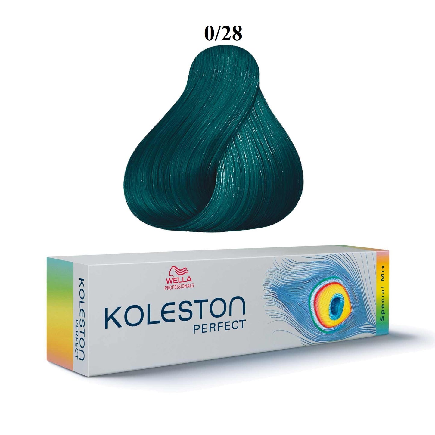 Wella Professionals, Koleston Perfect Special Mix, Permanente Haarfarbe, 0/28 Matte Blue, 60 ml