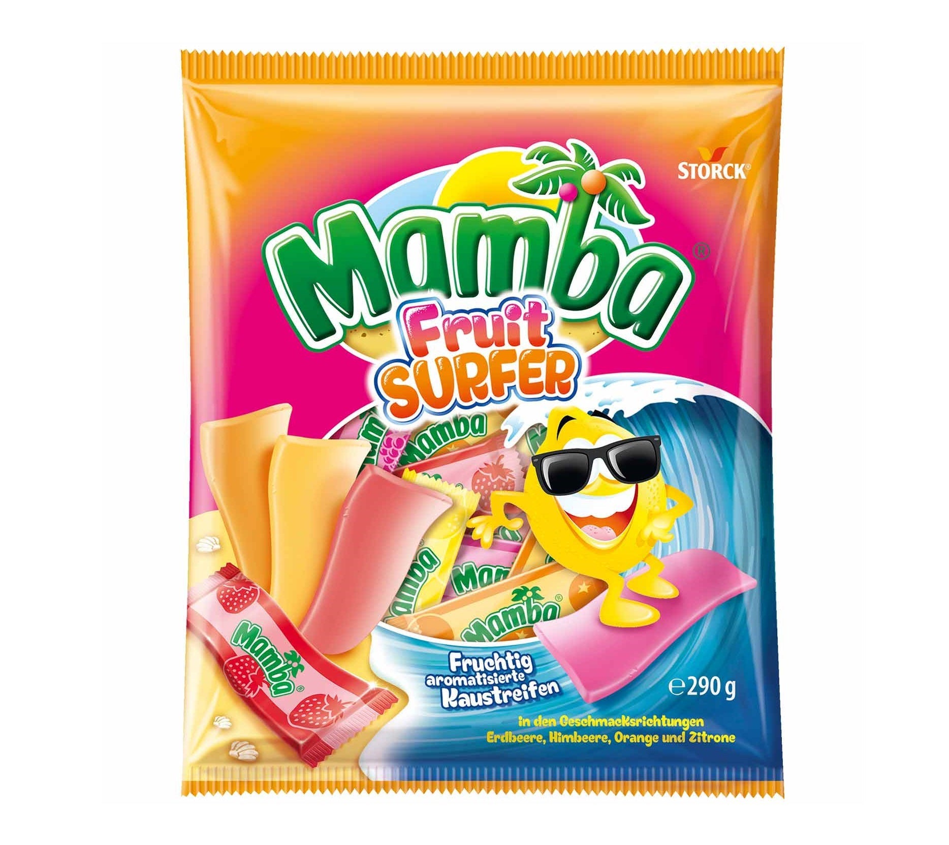 Mamba Fruit Surfer 290g Kaubonbons mit Fruchtgeschmack - Candyshop.ch