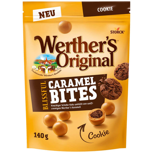 Werther's Original Blissful Caramel Bites Cookie 140g - Candyshop.ch